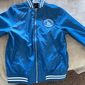 H&M women’s Blue Dodgers Puffer Jacket